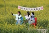 “투표하고 황룡강생태길30 유채꽃 보러 오세요”