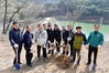 담양군, 군민과 함께하는 제79회 담양사랑 나무심기 식목일 기념행사 금성면 고비산 일원에서 250명이 참여해 벚나무 200그루 식재