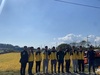 함평군 4-H연합회, 공동과제포 벼 수확
